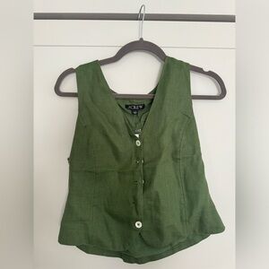 J. Crew Linen Vest - size 4
